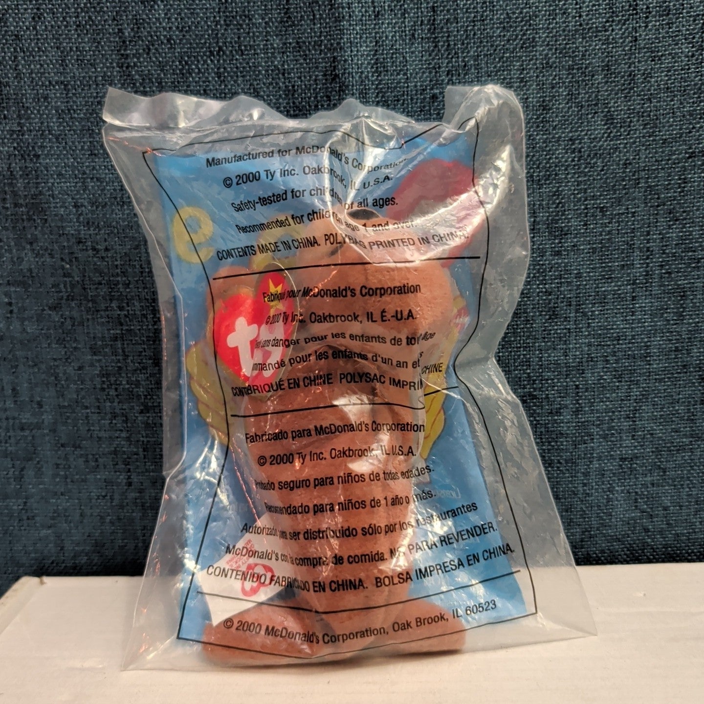 Ty Teenie Beanie Baby Tusk the Walrus #9 McDonald’s 2000 Sealed New Toy Retired