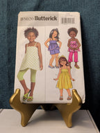 UNCUT Butterick B5020 Pattern | Girls Summer Dress Tunic Leggings Shorts | 2-5