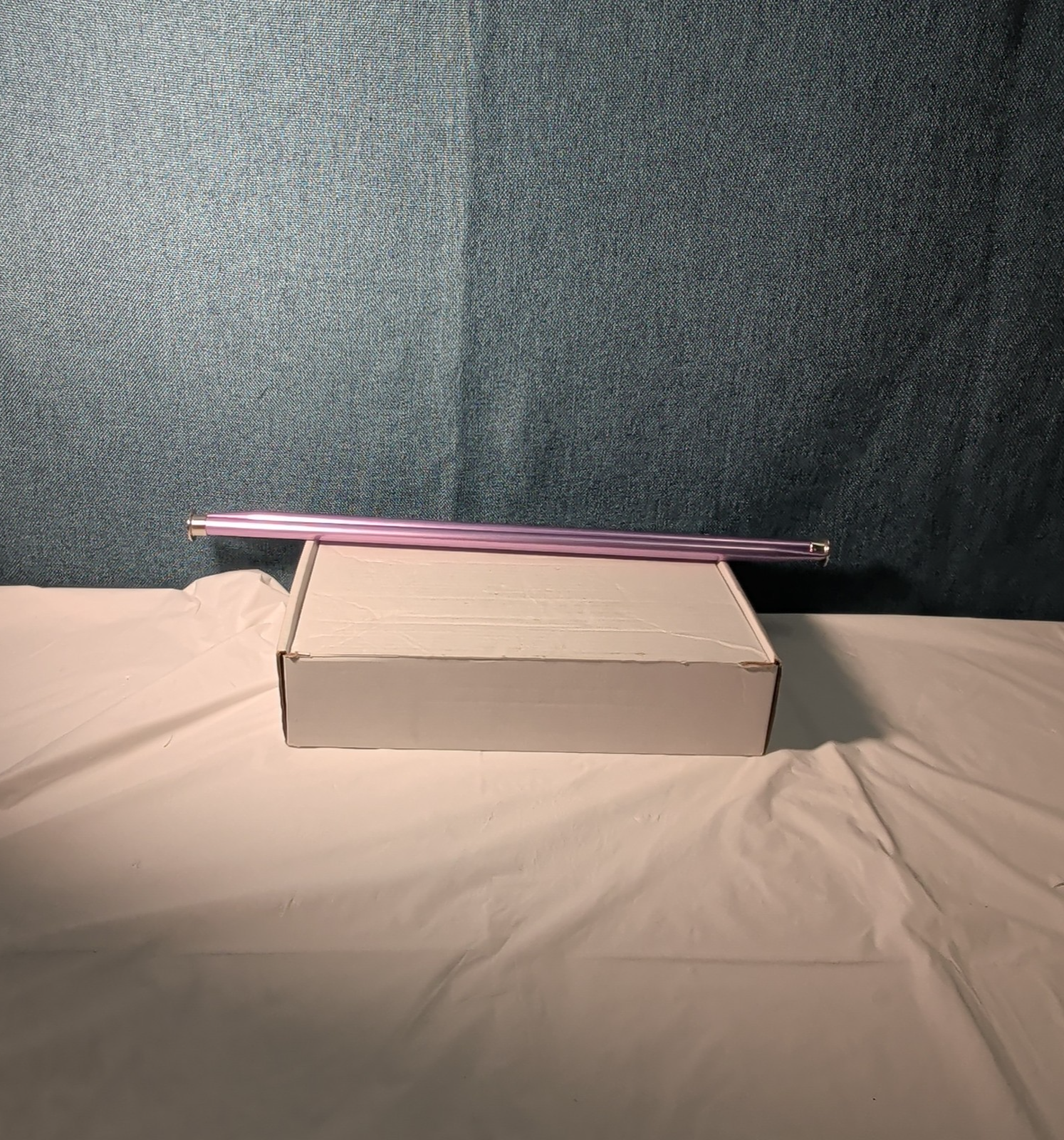 Boye Size 5 Aluminum Knitting Needles 14 Inch Straight Pair Purple Vintage 6328