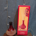 Pier 1 Imports Apple Cinnamon Reed Diffuser Red Glass