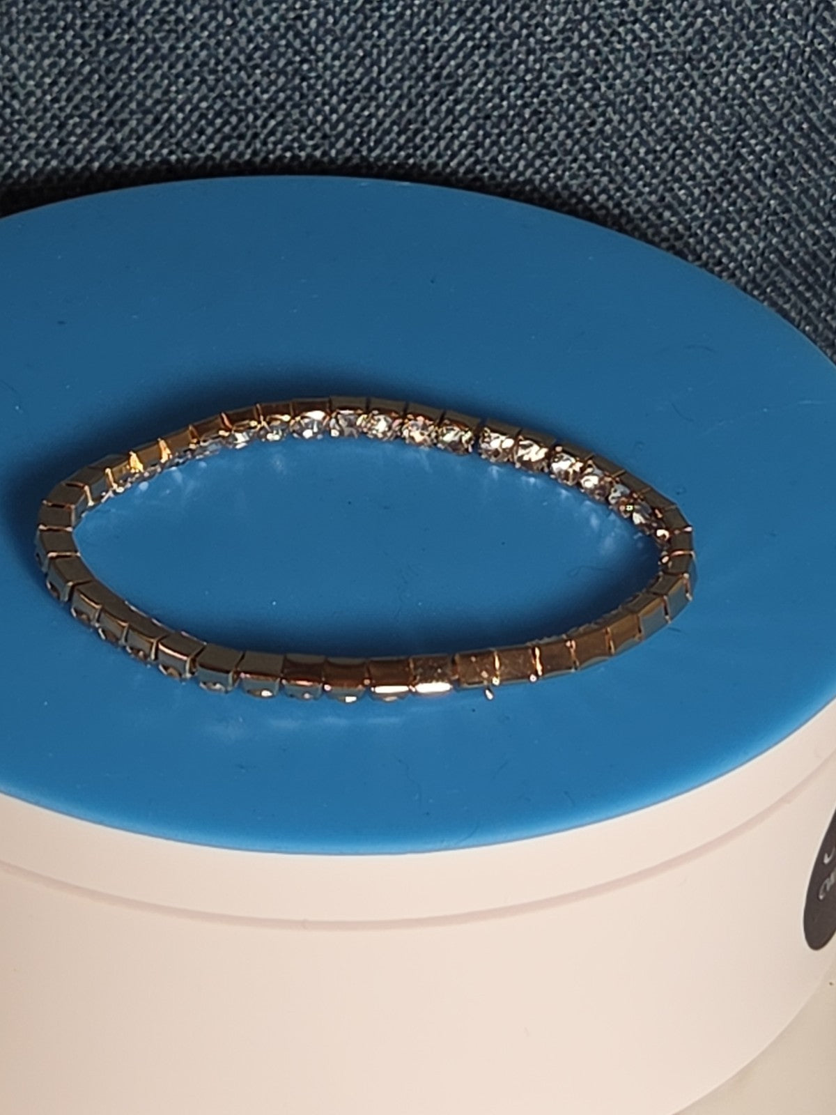 Crystal Bracelet Bangle Stretch Bling Single Row Rhinestones Bracelets For Women