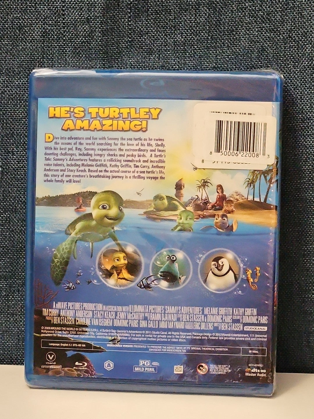 A Turtle's Tale: Sammy's Adventures (Blu-ray) NEW SEALED | Family Animation