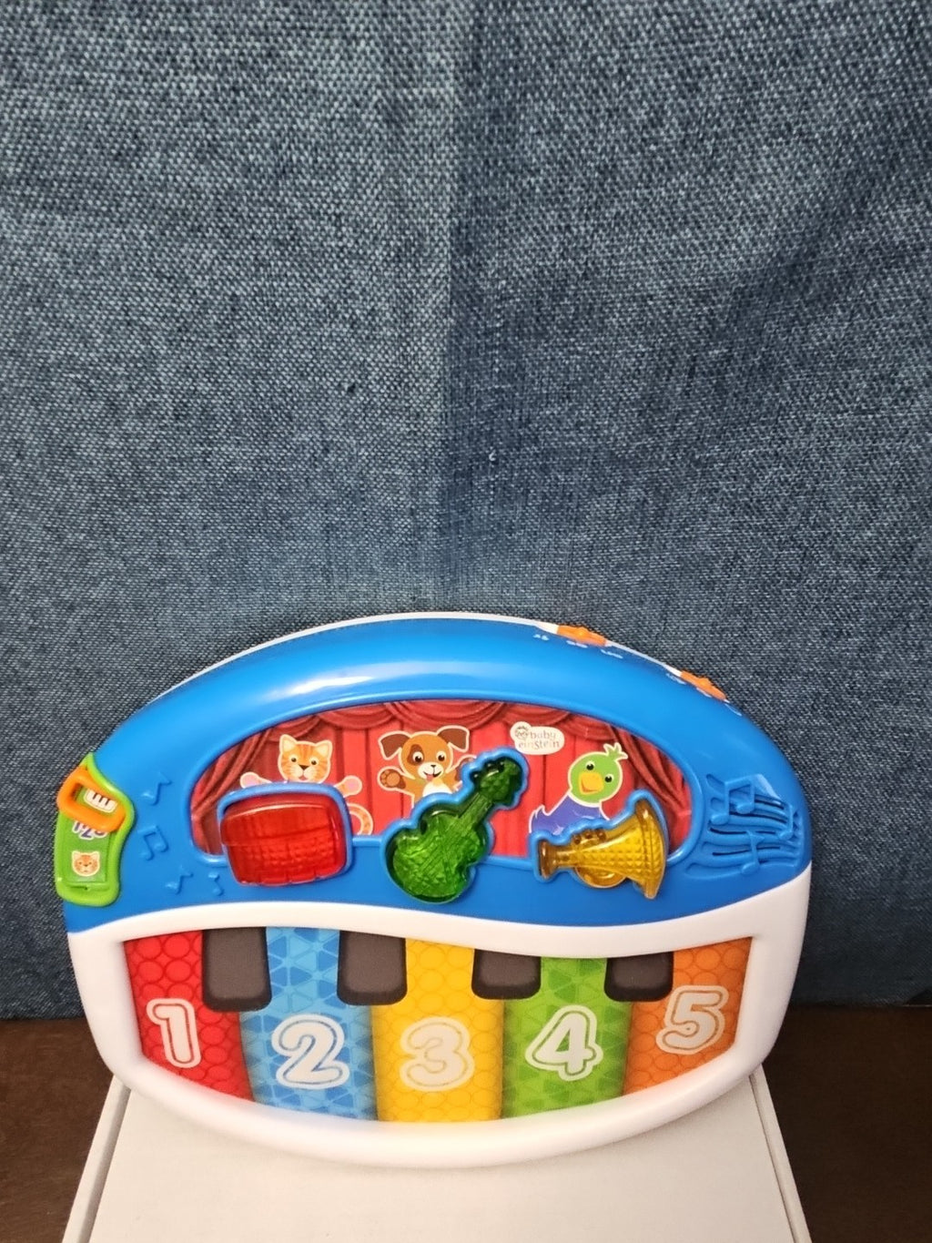 Baby Einstein Discover & Play Piano | Musical Light-Up Toy | English Spanish