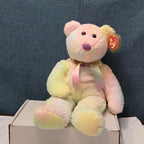 TY Beanie Buddy GROOVY the Bear 1999 | 14" Rainbow Tie-Dye | MWMT Mint Tags