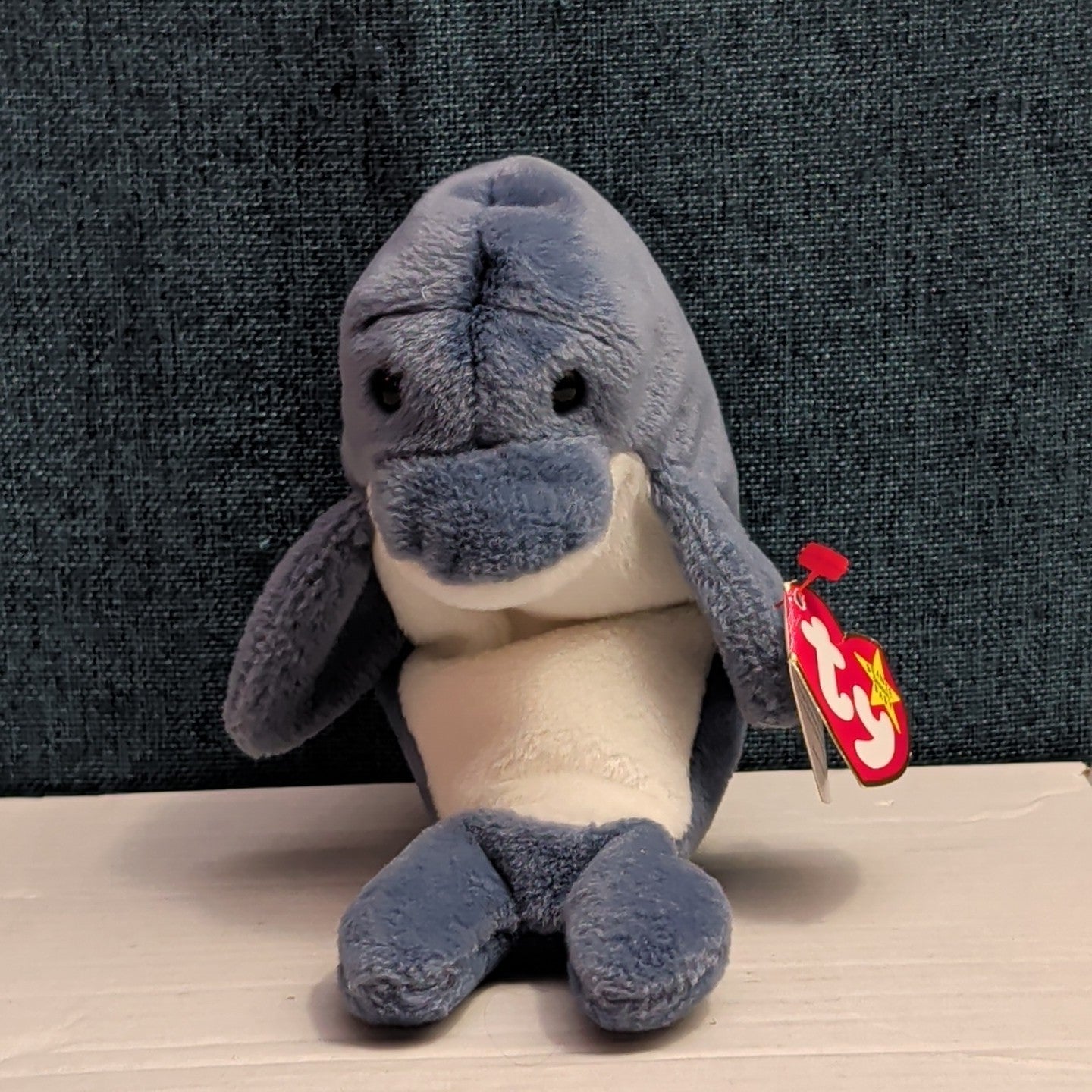 Ty Beanie Baby Echo Dolphin 1996 Retired 4th Gen Tags MWMT PVC Pellets Vintage