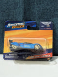 Adventure Force Blue Race Car | Maisto Fresh Metal Diecast | GT Racer Gold Wheel