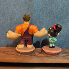 Disney Infinity Wreck It Ralph Vanellope 2 Figure Lot PVC Loose