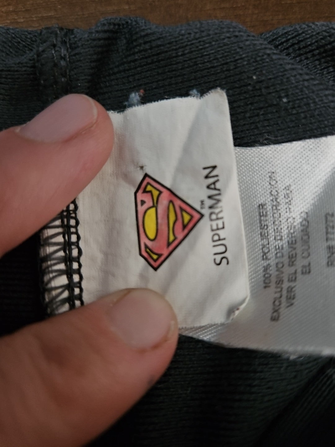 DC Comics Superman Boys Athletic Shorts Size S 6/7 Grey Red Mesh Gym Shorts