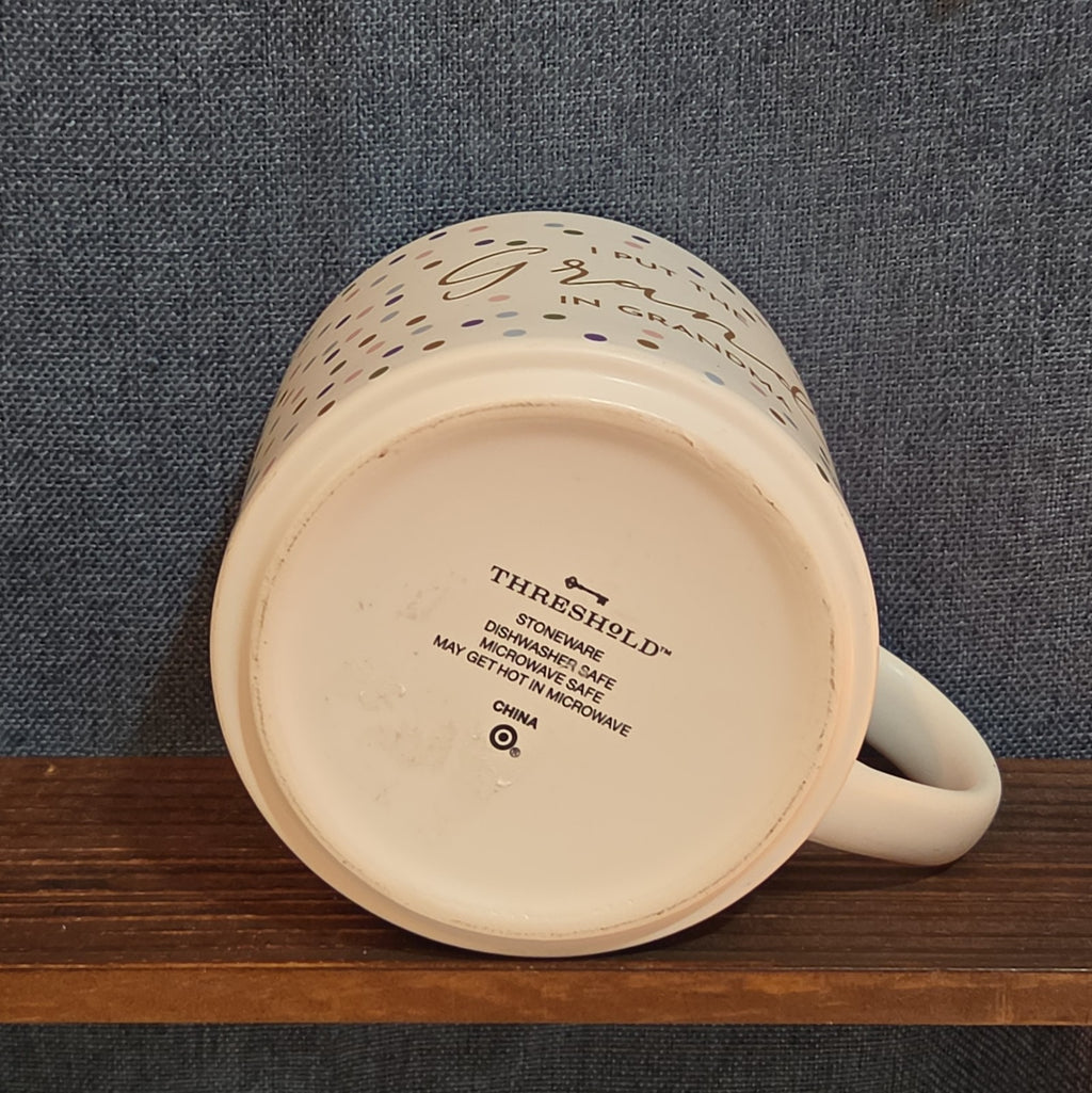 Threshold Grand In Grandma 16oz Stoneware Coffee Mug Dotted