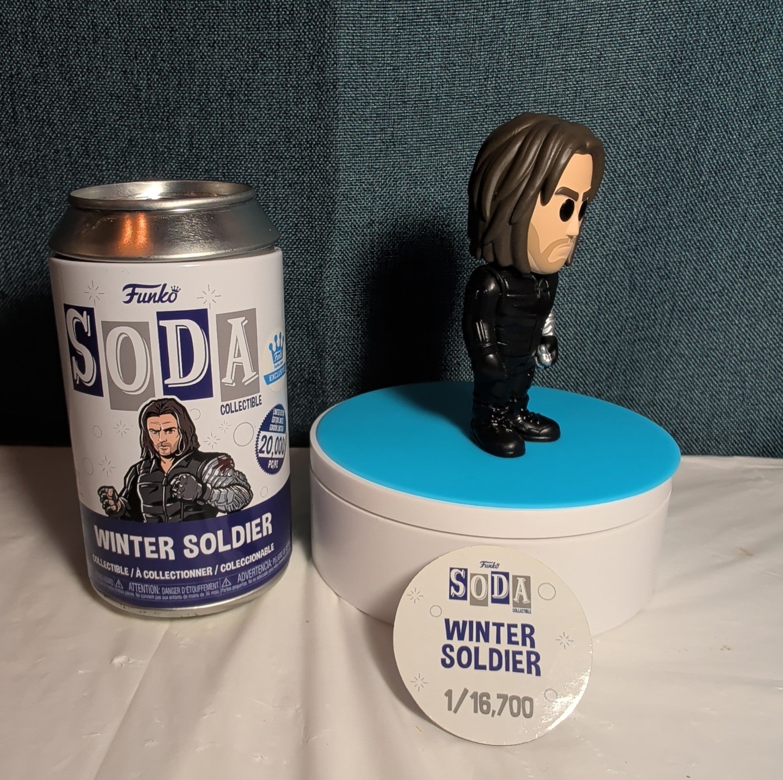 Funko Soda Winter Soldier Marvel MCU Vinyl Figure 1/16,700 w Can
