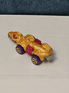 Hot Wheels Dino Riders Fangster 2015 Gold Exclusive Car Vehicle Dinosaur