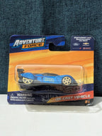 Adventure Force Blue Race Car | Maisto Fresh Metal Diecast | GT Racer Gold Wheel