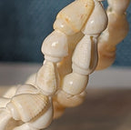 Hawaiian Woven Shell Lei Long Necklace Boho Beach