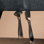 Hampton Silversmiths PORTFOLIO Sugar Spoon & Butter Knife Set | Glossy 208