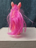 Pink Pegasus Pony Toy | 4.5"  MLP Style "Fakie" Figure | Magenta Hair
