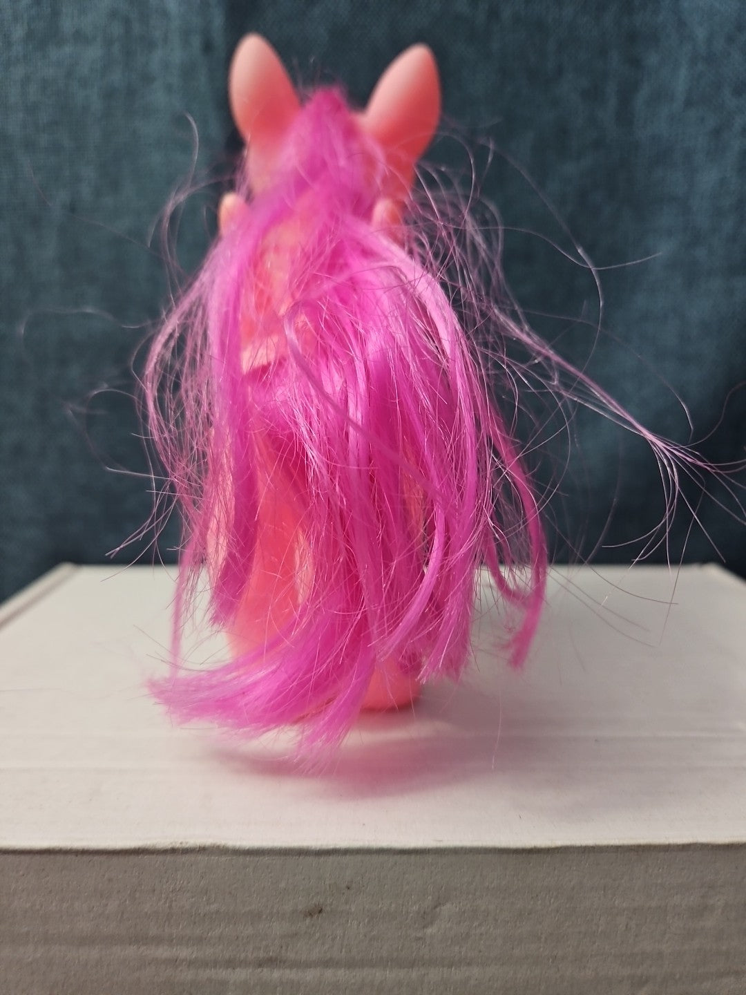 Pink Pegasus Pony Toy | 4.5"  MLP Style "Fakie" Figure | Magenta Hair