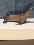 Vintage S.H. Sea Lion Figure | Realistic Ocean Animal Toy | Articulated Neck