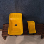 Toy Dump Truck Lot of 2 CAT & DIG 2500 Plastic Sandbox Vehicles