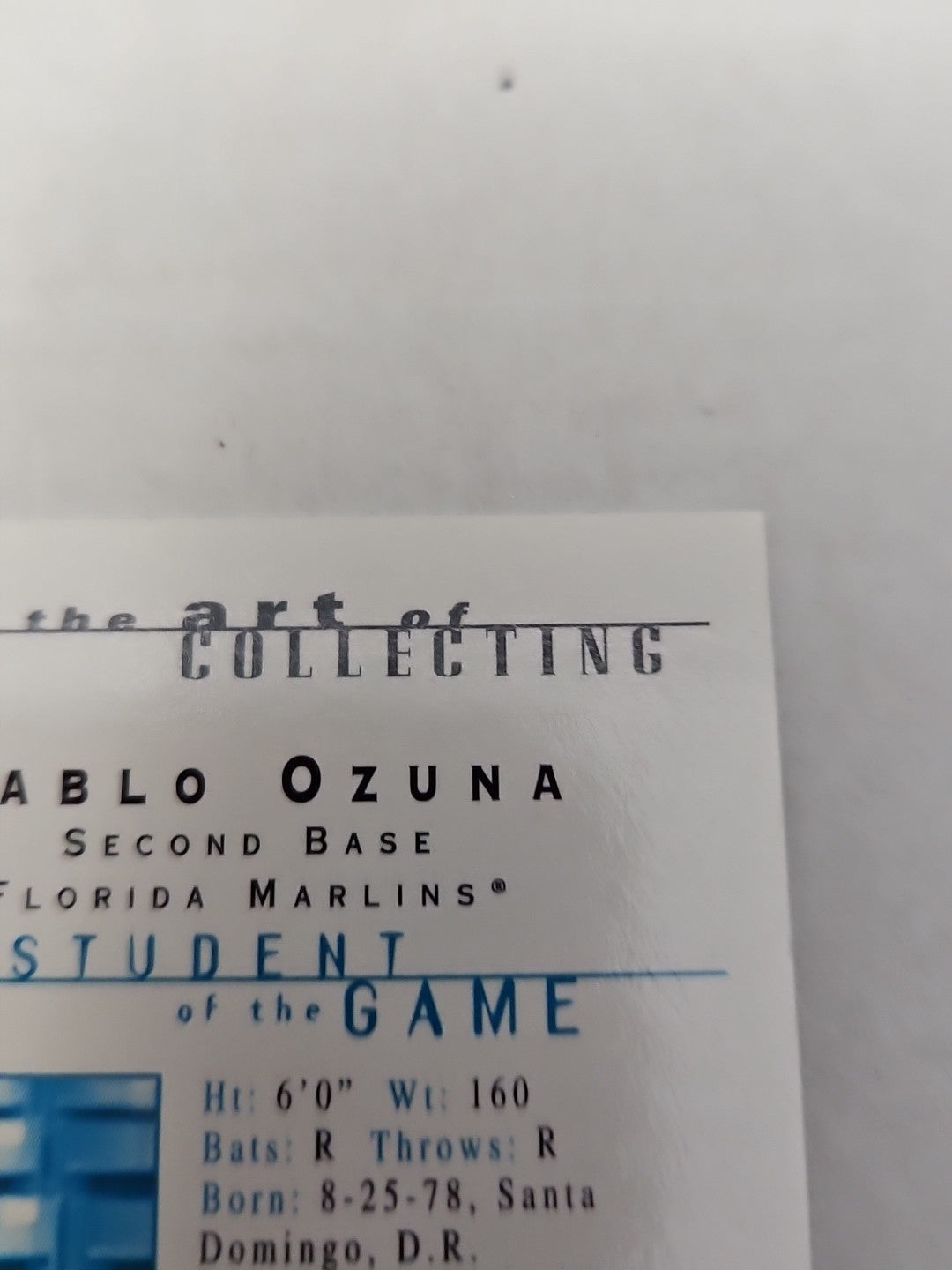 2000 Topps Gallery - Students of the Game Pablo Ozuna #133