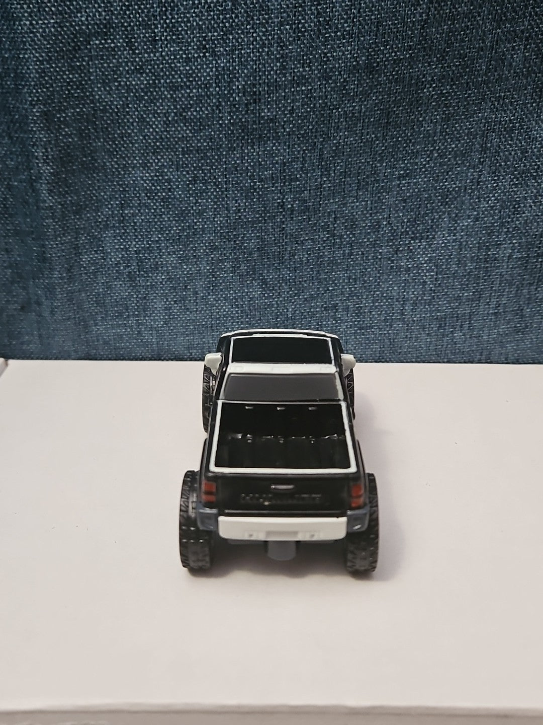 McDonald's Hummer H3T Toy Truck | 2006 Happy Meal Friction Car | Black & White