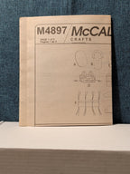 McCall's M4897 Nursery Decor Pattern 2005 Crib Organizer Diaper Stacker UNCUT