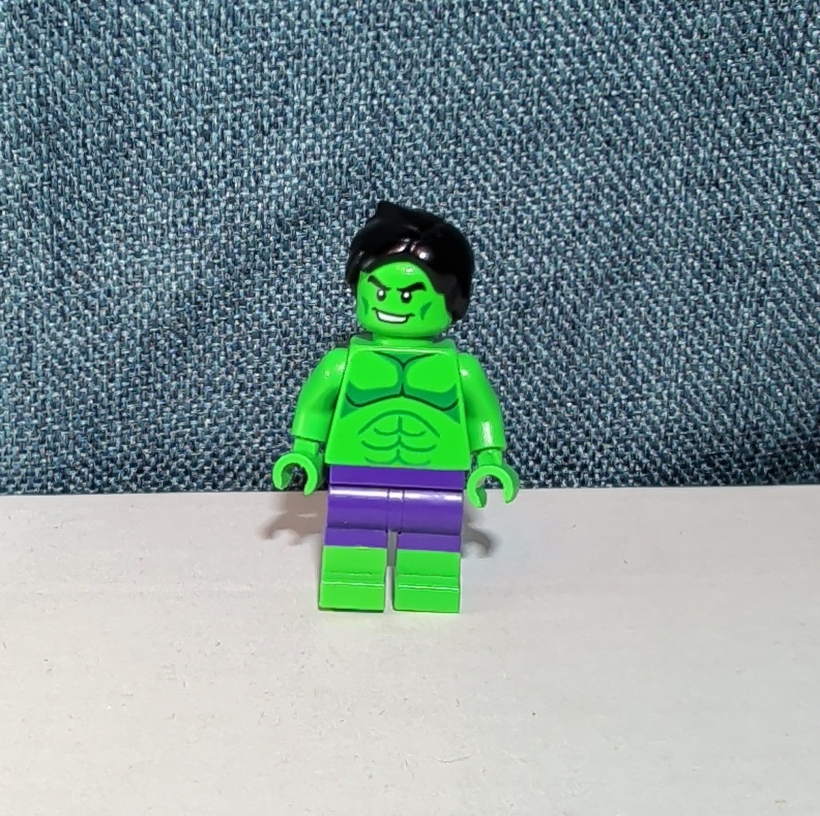 LEGO Hulk Minifigure sh711 Spidey Amazing Friends Marvel Purple Pants Loose