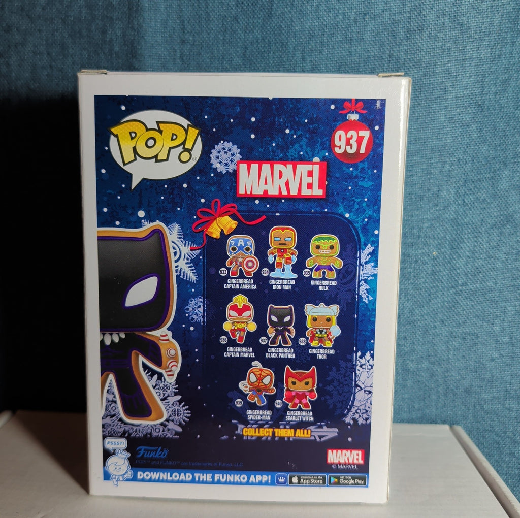Funko Pop! Vinyl: Marvel - Gingerbread Black Panther #937 NIB with Protector