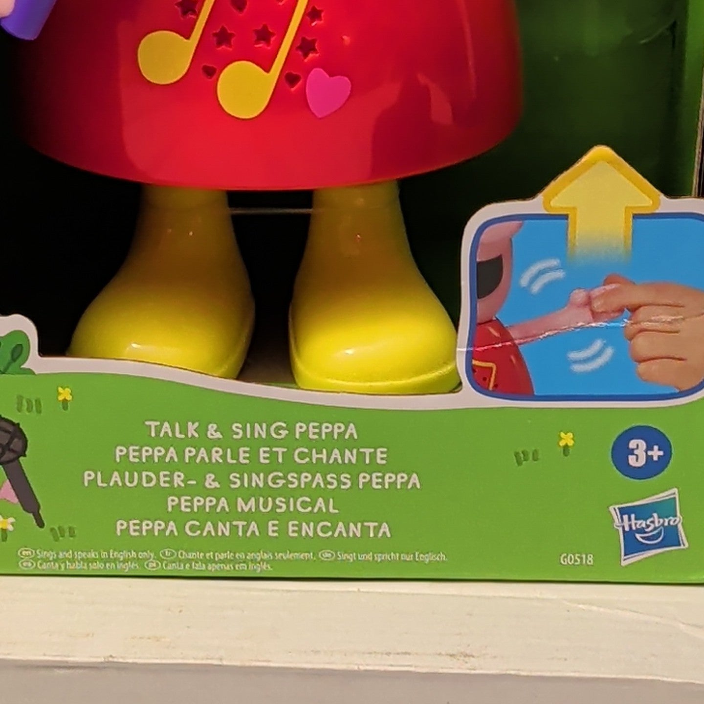 Hasbro Peppa Pig Talk & Sing Peppa Doll Musical 50+ Sounds Songs New Sealed