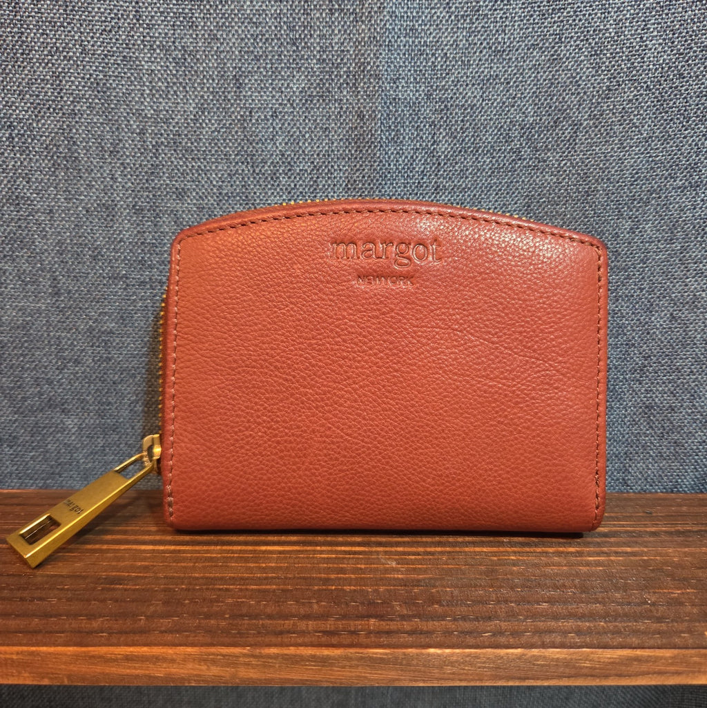 Margot New York Gina Compact Wallet Brandy Leather Boho
