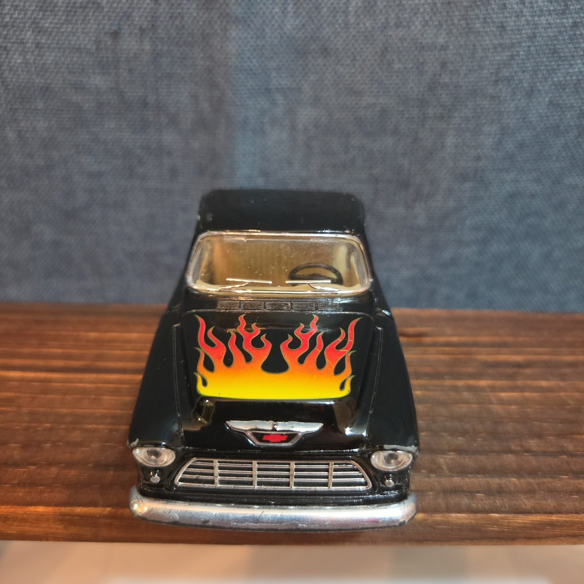 1955 Chevy Stepside Pickup Truck Diecast 1:24 Flames Hot Rod