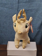 Sugar Loaf Santa’s Classic Reindeer | DASHER White Gold Sparkle Plush | Rare