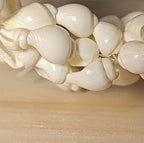 Hawaiian Woven Shell Lei Long Necklace Boho Beach