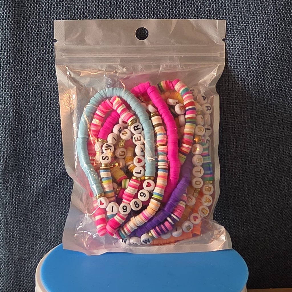 Swift Eras Tour 12 Pk Beaded Friendship Bracelets