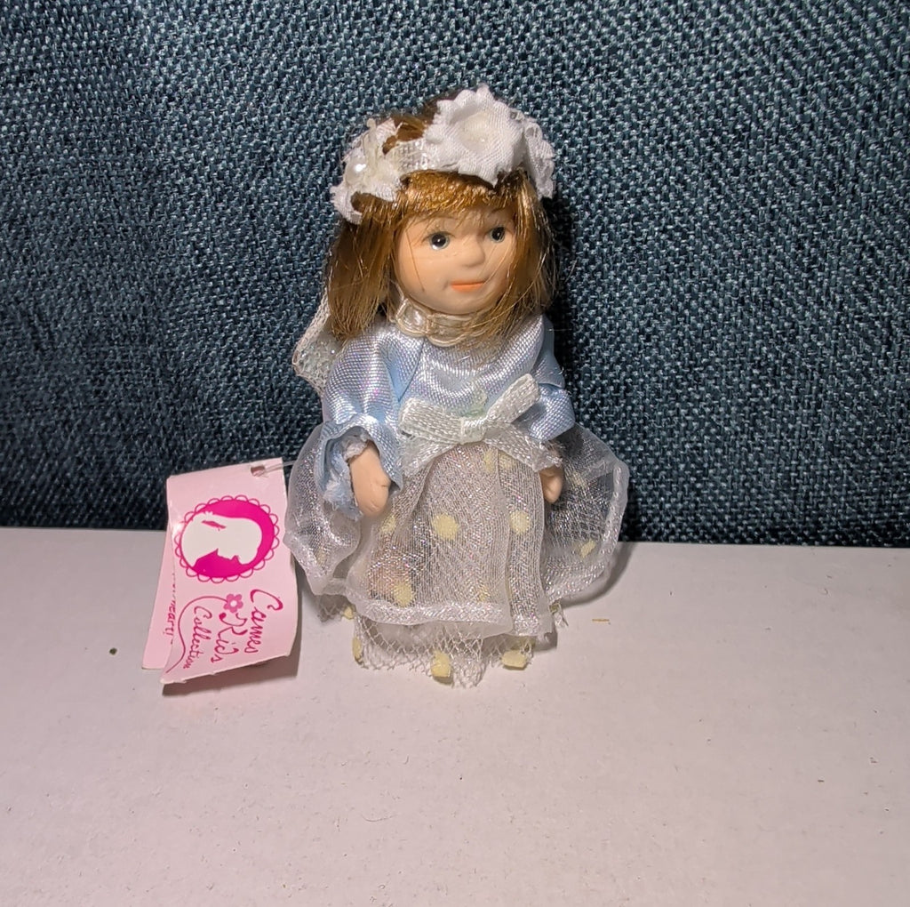 Cameo Kids Collection Porcelain Fairy Doll Blue Dress NWT 697738124490