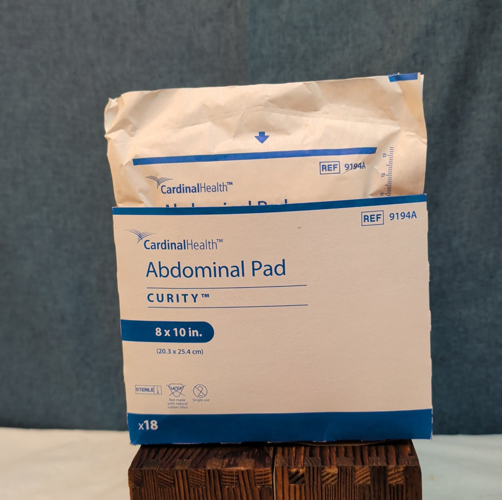 Curity Cardinal Health 8x10 Abdominal Pads Sterile 72-Ct New EXP 2029 9194A