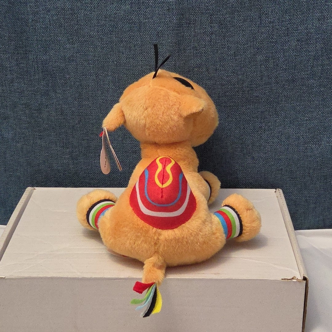 Ty Beanie Boos Jamal Camel 6" Plush Gold Glitter Eyes Retired 2014 MWMT 36155