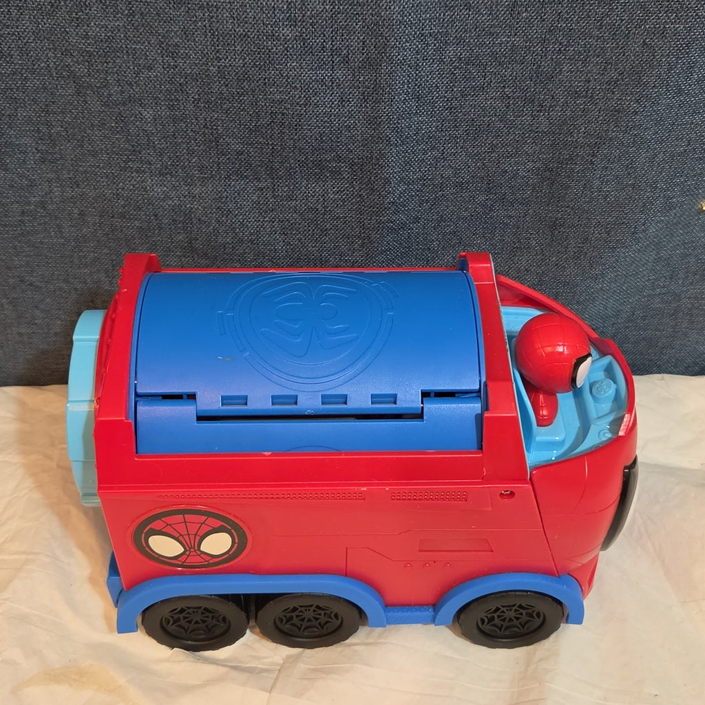 Spidey & His Amazing Friends Web Spinning Hauler Transforming Vehicle 3 In 1