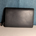 Coach Bedford Bifold Black Leather Wallet Y2K Vintage