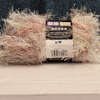 Lion Brand Fun Fur Prints Yarn 1 Skein Sandstone 225 Made in Italy Eyelash NOS