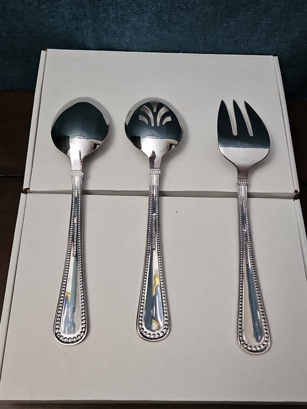 Reed & Barton KENDALL 5-Piece Serving Set | Hostess Host Set | 18/10 Stainless