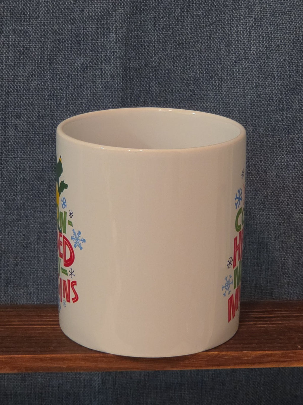 ELF Christmas Movie Ceramic Coffee Mug I'm a Cotton-Headed Ninny-Muggins 20 oz