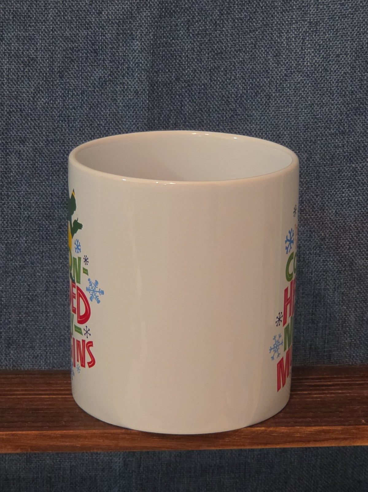ELF Christmas Movie Ceramic Coffee Mug I'm a Cotton-Headed Ninny-Muggins 20 oz