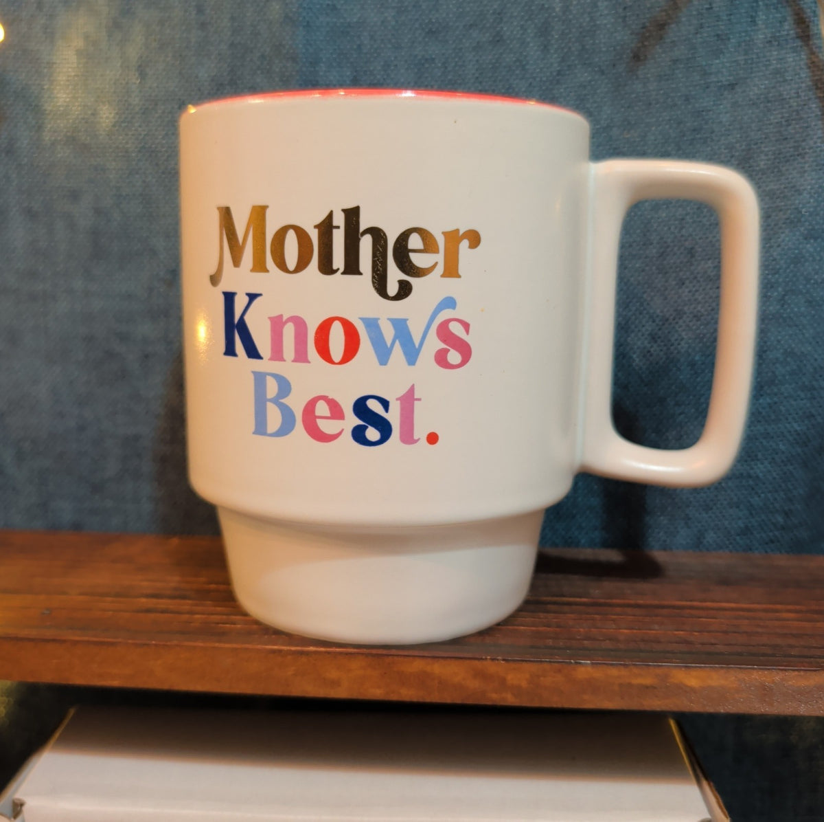 Designworks Ink Mother Knows Best Coffee Mug Ceramic