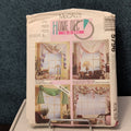 Vintage McCALL'S 5796 Sewing Pattern | Window Swags & Jabots | Curtains 1992 OOP