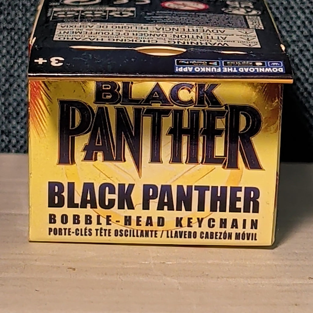 Funko Pocket POP Keychain Marvel Black Panther Glow in the Dark GITD Bobble Head