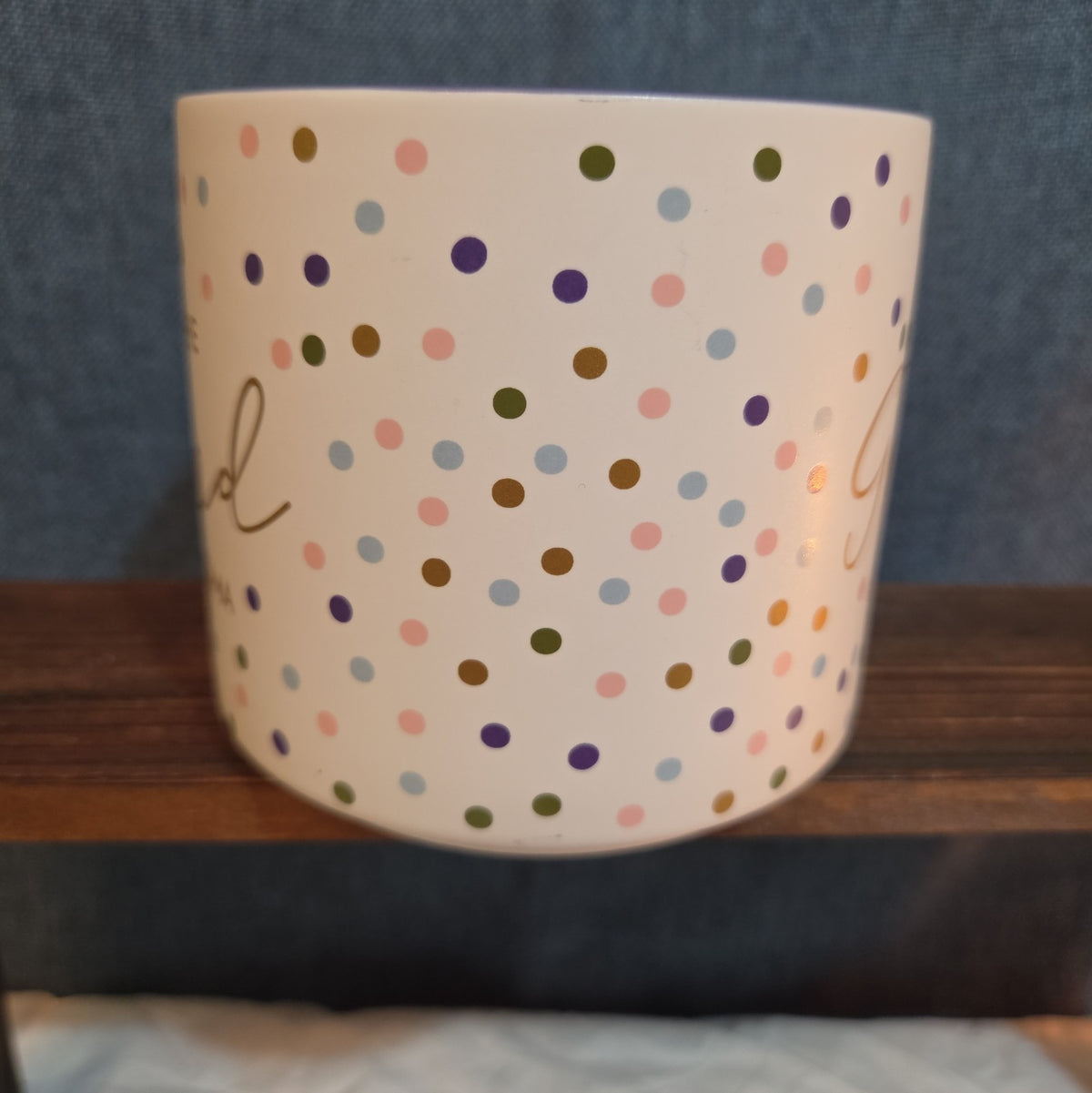 Threshold Grand In Grandma 16oz Stoneware Coffee Mug Dotted