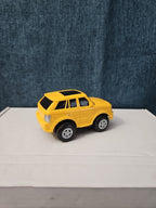 Motorized Yellow SUV Toy Car | Battery Operated Range Rover Style | 3" Vehicle