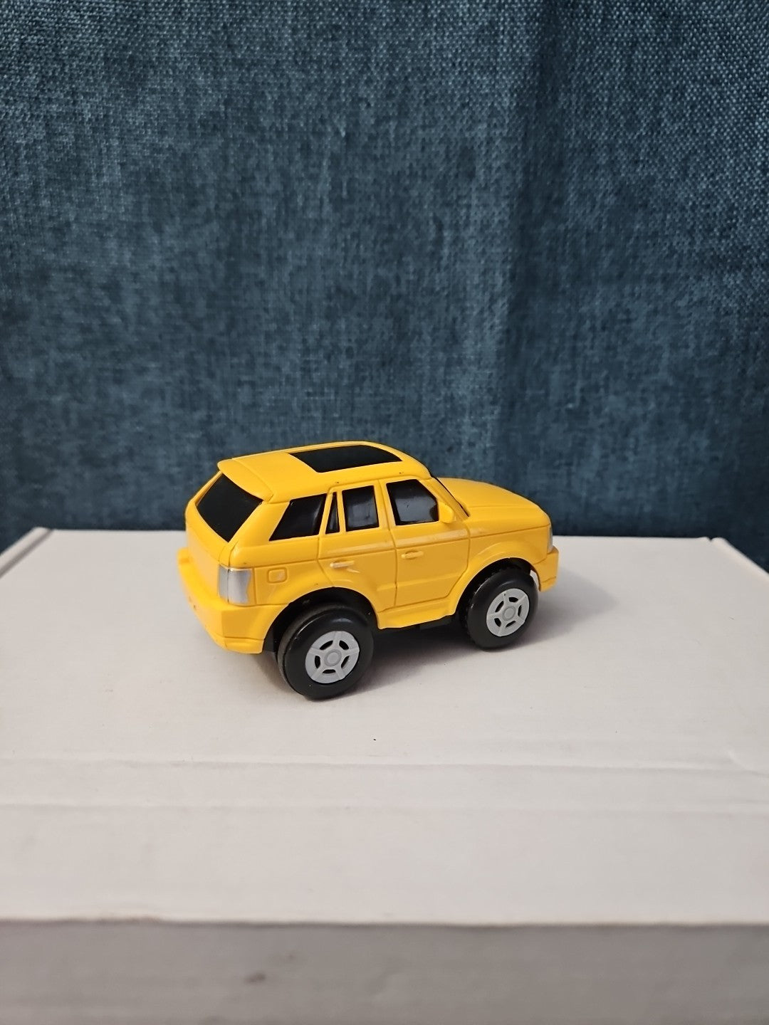 Motorized Yellow SUV Toy Car | Battery Operated Range Rover Style | 3" Vehicle