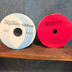 Offray Ribbon Lot 2 Pink Organdy Metallic Magenta Craft Destash