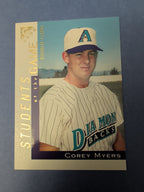 2000 Topps Gallery - Students of the Game Corey Myers #144 (RC)